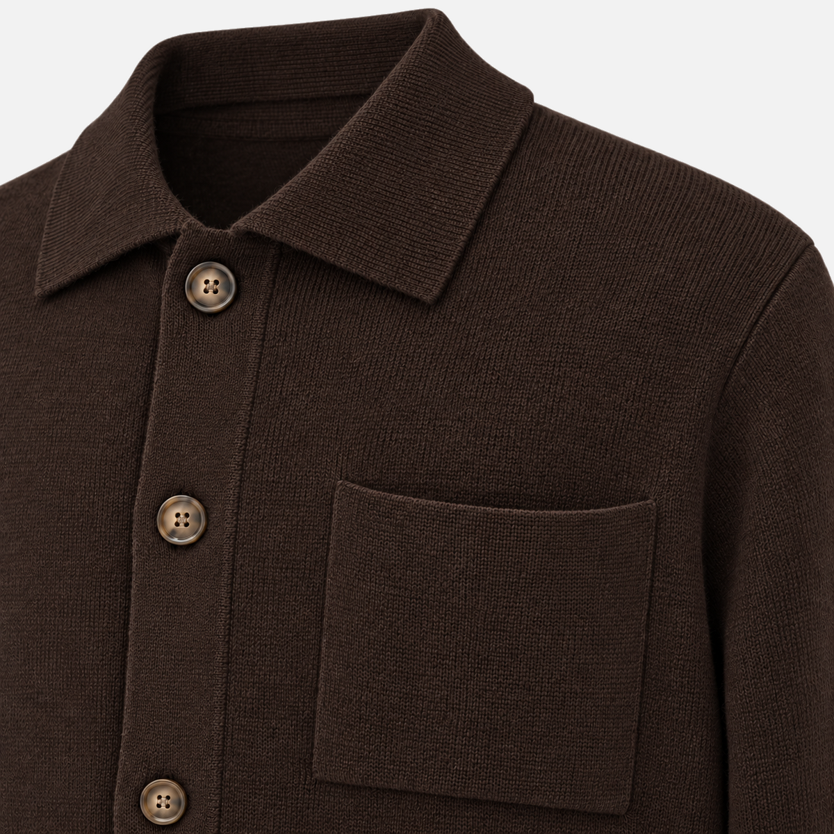 Overshirt moro lana punto milano