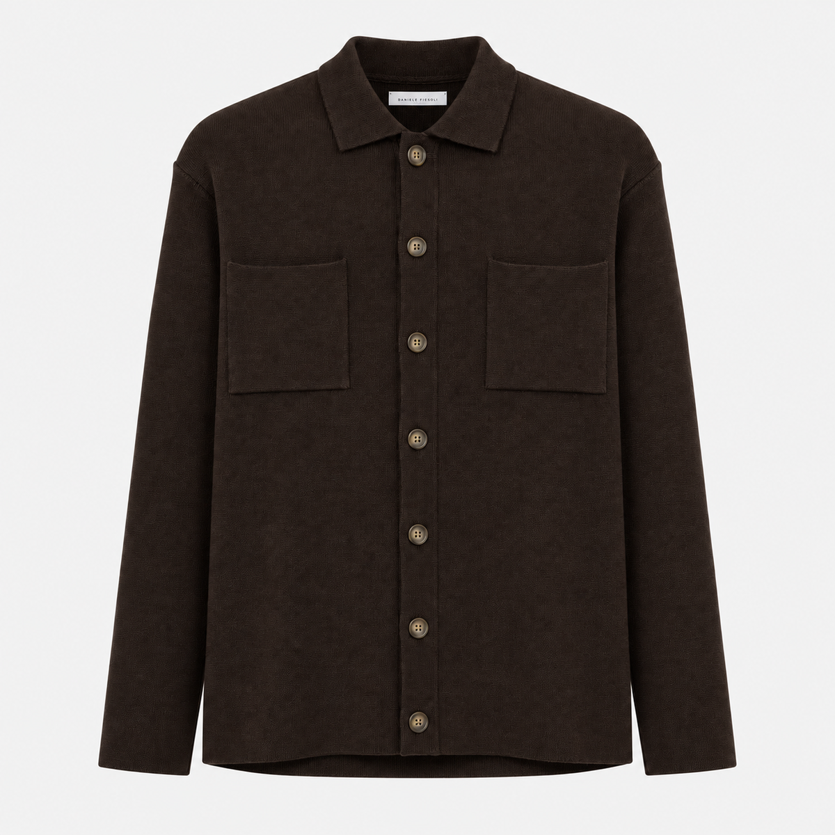 Overshirt moro lana punto milano