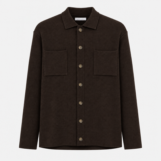 Overshirt moro lana punto milano