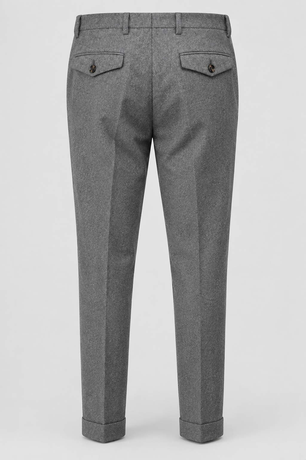 Pantaloni in flanella doppia pence
